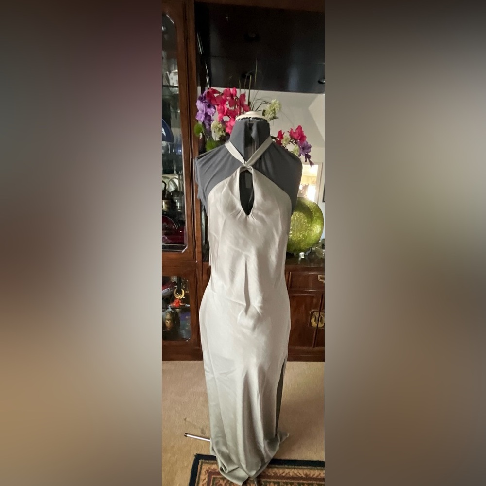 Sleeveless High Quality Polyester Halter Dress